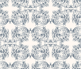 Seamless pattern with Paisley print