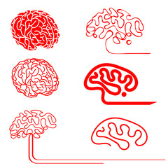 logotype of brain