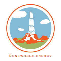 Renewable energy. Geothermal power