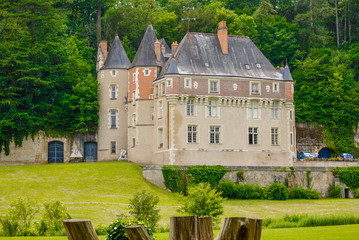 Medieval castle of Amboise, France