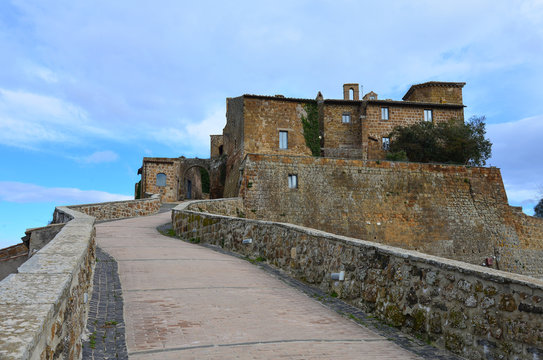 Celleno old (Viterbo, Italy) - A ghost town, uninhabited in Lazio region, central Italy
