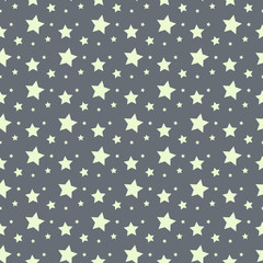 seamless sea star pattern and background vector illustration