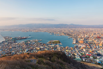 Hakodate cityscape view