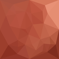 Burnt Sienna Orange Abstract Low Polygon Background