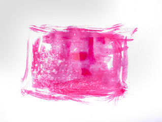 Obraz na płótnie Canvas Pink colored brush strokes