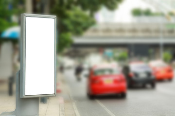 blank advertising billboard