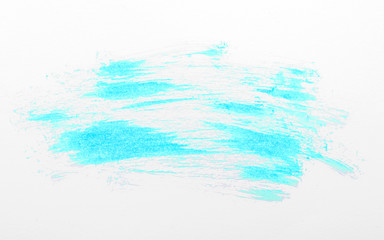 Fototapeta na wymiar Blue colored brush strokes