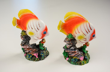 Colorful handicraft Golden Fish Statue