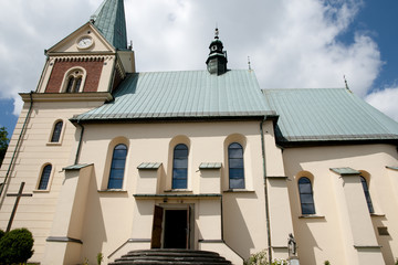 Fototapeta na wymiar Parish Church - Lanckorona - Poland