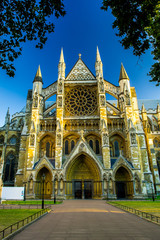 Westminster Abbey in London - obrazy, fototapety, plakaty