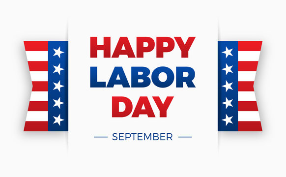 Happy Labor day, Holiday in United States of America celebrated on first monday in September, vector illustration, horizontal banner