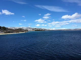 Beautiful nature in Malangen in Troms county, Norway.
