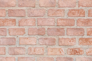 Old brick wall in decoration architecture for the design backgro