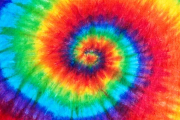 Photo sur Plexiglas Mélange de couleurs tie dye pattern background.
