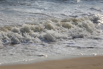 waves that swept on the beach.
