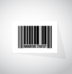 Innovation Strategy barcode isolated sign concept