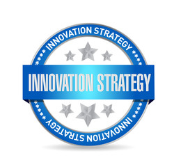 Innovation Strategy seal isolated sign concept