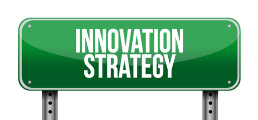 Innovation Strategy road isolated sign concept