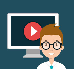 student elearning education icon