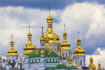 Fototapeta na wymiar Uspenskiy Cathedral Lavra Cathedral Kiev Ukraine