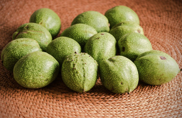 Green walnuts