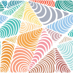 Abstract black and white seamless pattern.