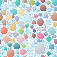 Seamless abstract hand-drawn pattern like stone shape.
