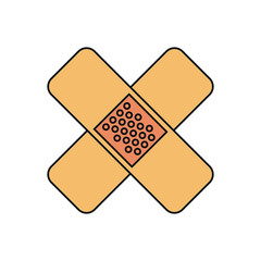 bandages medical isolated icon