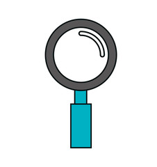 search magnifying glass isolated icon