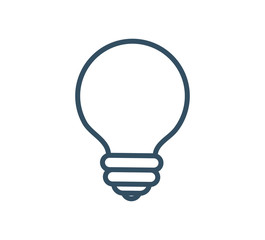 bulb light energy isolated icon vector illustration design