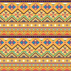 Ethnic boho seamless patterns. Vintage ornament. Vector illustra