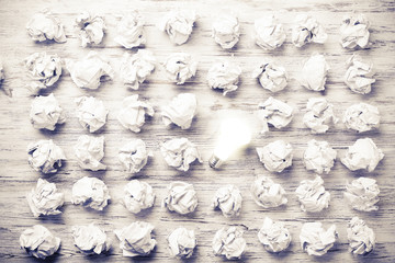 Naklejka premium Your outstanding bright idea