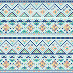 Ethnic boho seamless patterns. Vintage ornament. Vector illustra