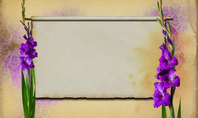 Flower Paper Background