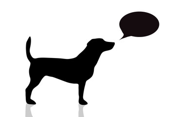 Vector illustration of dog.
