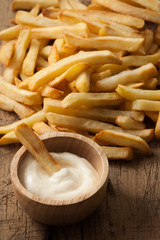 fries french sour cream still life