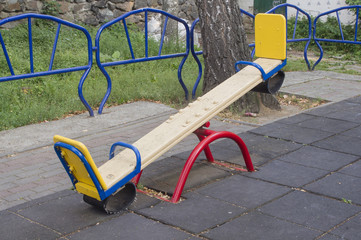 Swing on the playground