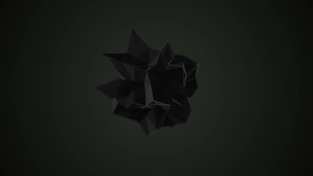 Abstract shape morphing with depth of field