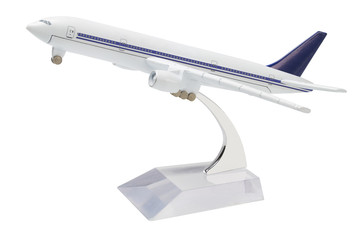 Miniature Model of Commercial Jetliner