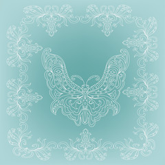 Butterfly Abstract decorative pattern 

