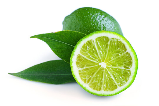 Fresh lime isolated