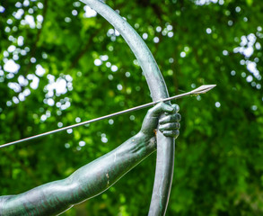 Archery sculpture