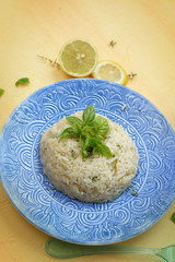 Risotto al limone e erbe aromatiche
