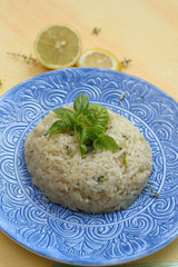 Risotto al limone e erbe aromatiche