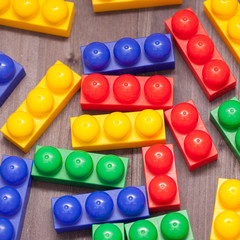 details of construction toy. Background