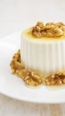 Burgos cheese with honey and walnuts