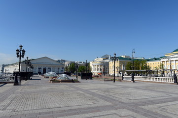 Fototapeta na wymiar View of the Central exhibition hall 