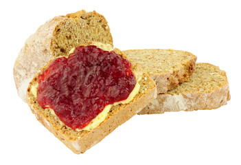 Jam And Buttered Bread