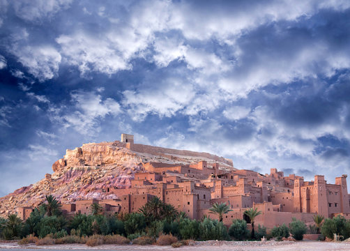 Ksar Ait Benhaddou near Ouarzazate in Morocco, Africa