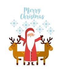 happy merry christmas card